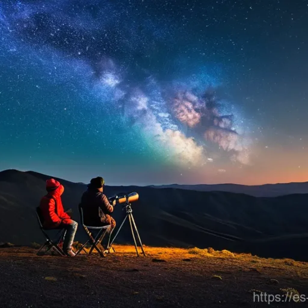 천문 관광 관련 법규 및 지침 - **Prompt 1: Stargazing in a Starlight Reserve**
    "A serene night scene in a certified Starlight R...