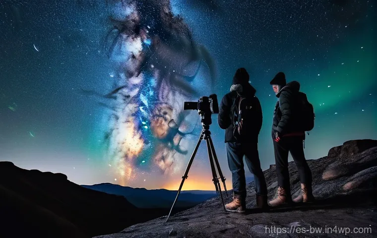 천문 관광 관련 법규 및 지침 - **Prompt 1: Stargazing in a Starlight Reserve**
    "A serene night scene in a certified Starlight R...